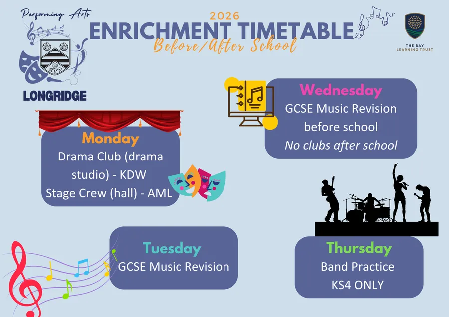 After School Enrichment Timetable