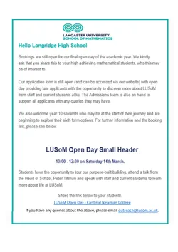 Careers Newsletter #21 25/26