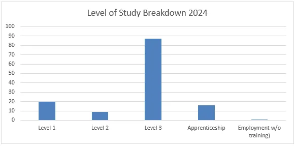 Level of Study Breakdown 2024